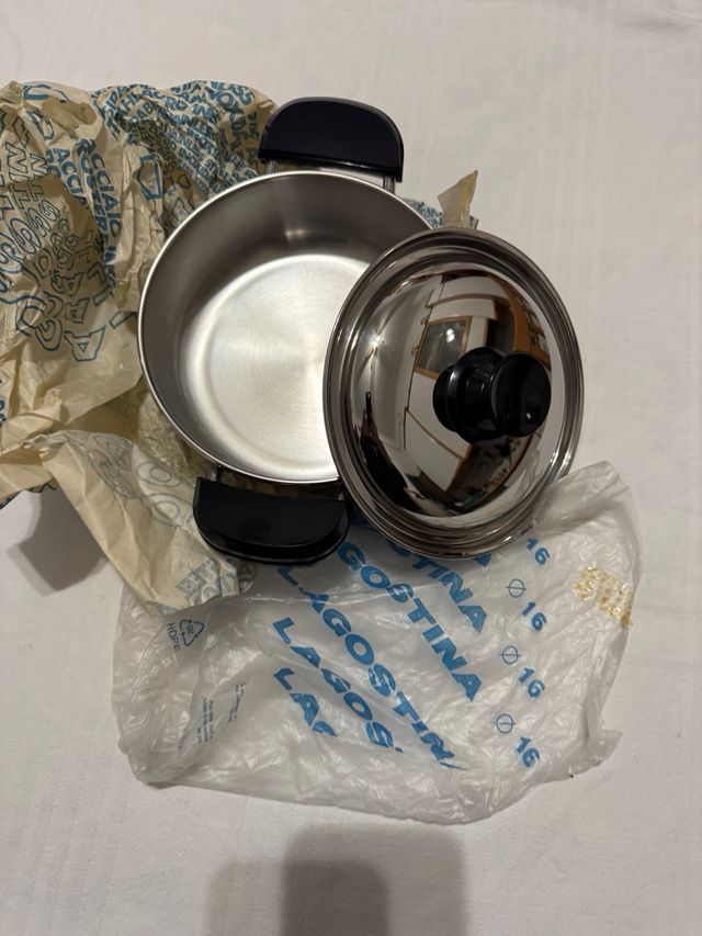 Pentola Lagostina in acciaio