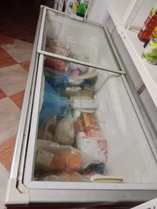 Congelador Frigo con diseño de fresa