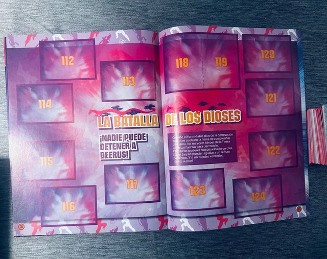 Álbum plancha Dragon Ball Super Panini . Completo