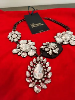 Collar Zara Pedrería Nuevo