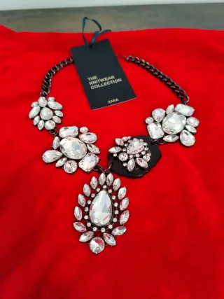 Collar Zara Pedrería Nuevo