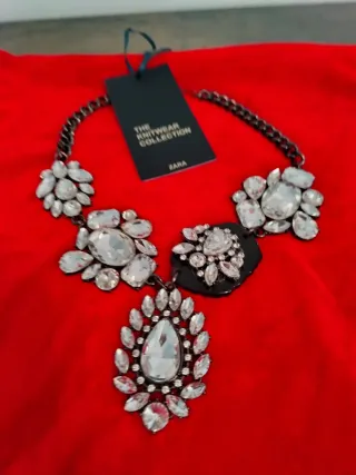 Collar Zara Pedrería Nuevo
