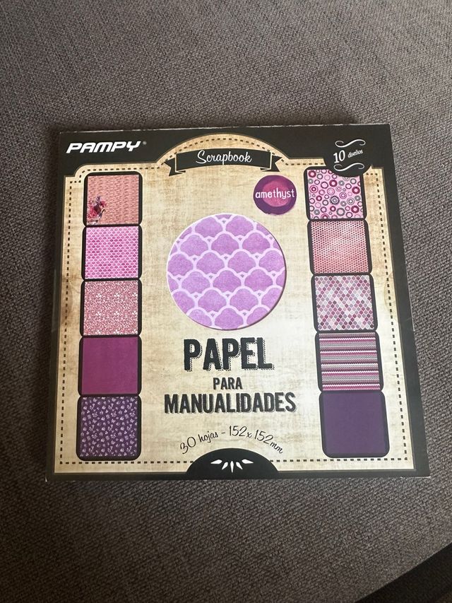 Papel Scrapbook PAMPY Amethyst 30 hojas