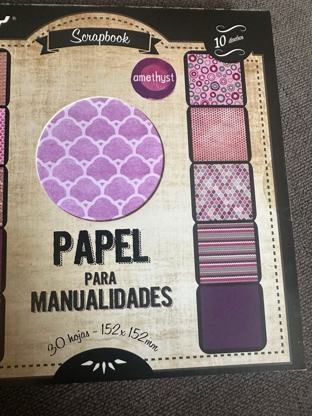 Papel Scrapbook PAMPY Amethyst 30 hojas