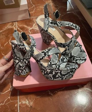 Tacones Piel Serpiente