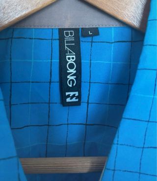 Camisa Billabong cuadros azul