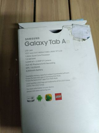 Tablet Samsung Tab A6 7" 8gb A5.1 4g Negro SM-T285