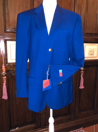 Blazer blu Ungaro uomo taglia 50 lana
