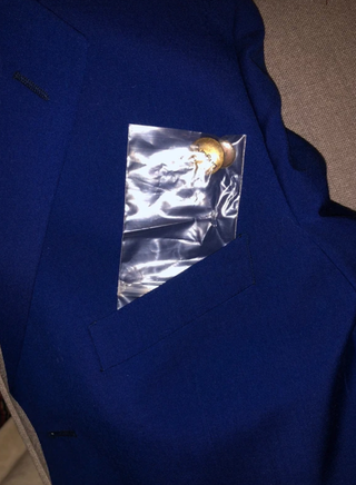 Blazer blu Ungaro uomo taglia 50 lana