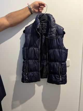 Chaleco acolchado azul marino