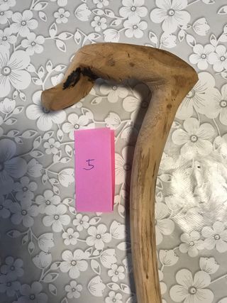 7 Bastones Rústicos de Madera