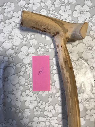 7 Bastones Rústicos de Madera