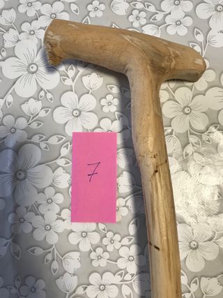 7 Bastones Rústicos de Madera