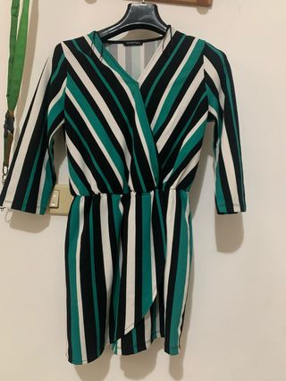 Set Vestitini fantasia righe Nuovi senza etichetta