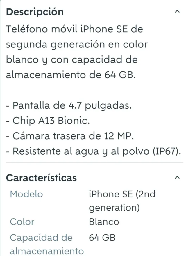 iPhone SE (2ª gen) Blanco