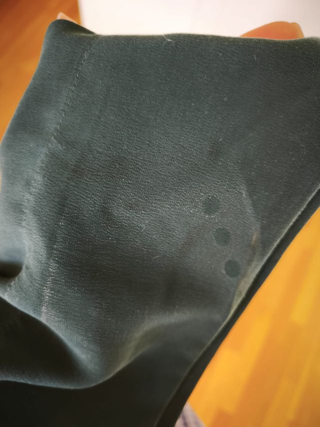 Pantalón culotte Zara verde botella Talla S