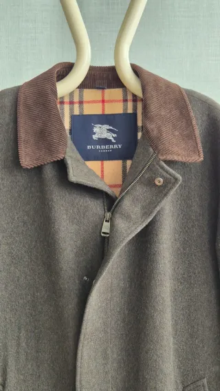 Chaquetón Burberry Marrón/Verde