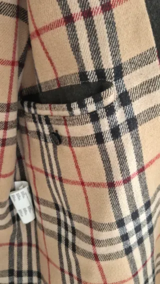 Chaquetón Burberry Marrón/Verde