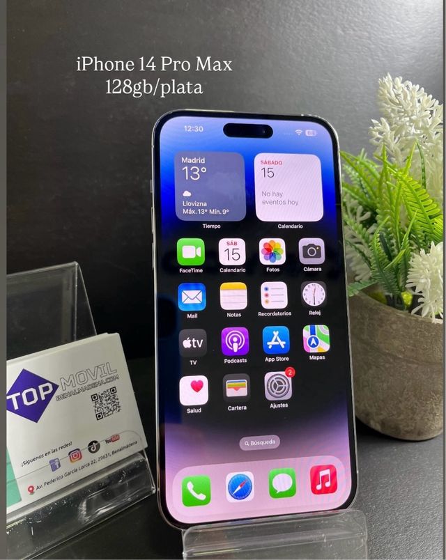 iPhone 14 Pro Max 128GB Plata