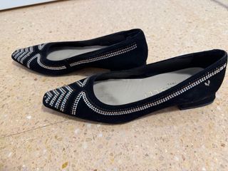 Bailarinas Martinelli Negro/Dorado Talla 38