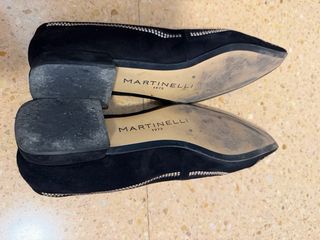 Bailarinas Martinelli Negro/Dorado Talla 38