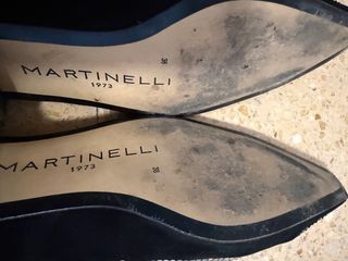 Bailarinas Martinelli Negro/Dorado Talla 38