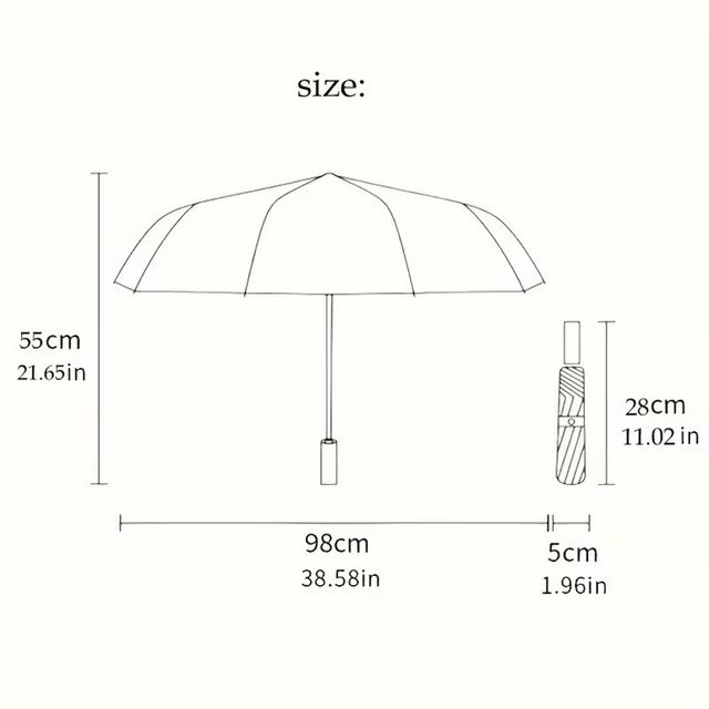 Paraguas Automático Gato Luna Nuevo