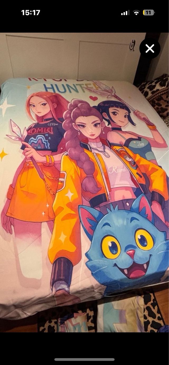 Juego de sábanas K-Pop Demon Hunters