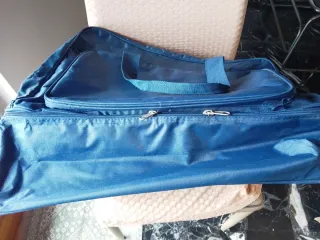 Borsone da calcio blu