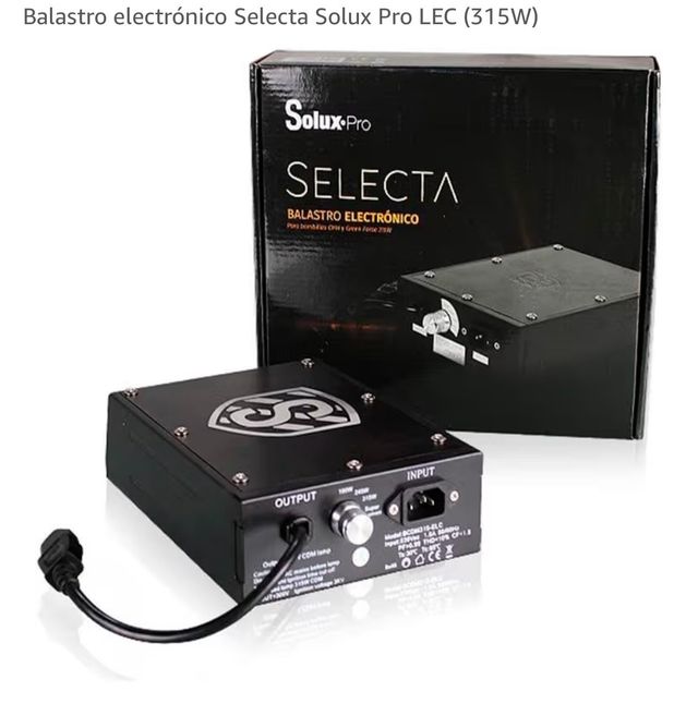 Balastro Electrónico Selecta 315W LEC/CMH Solux