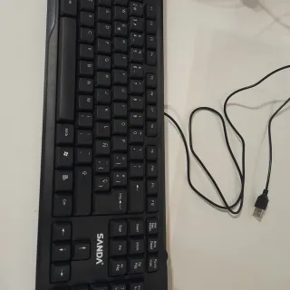 Teclado SANDA Negro USB