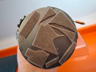 Portabotellas Escocés con Gaita  en metal vintage