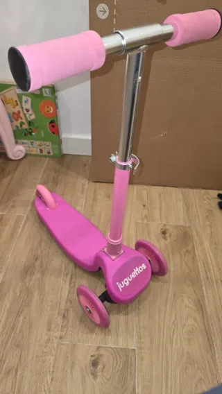 Patinete 3 Ruedas Juguettos Rosa