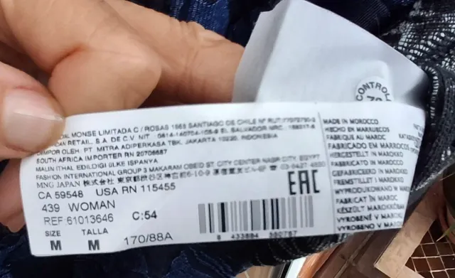 Vestito Mango floreale blu