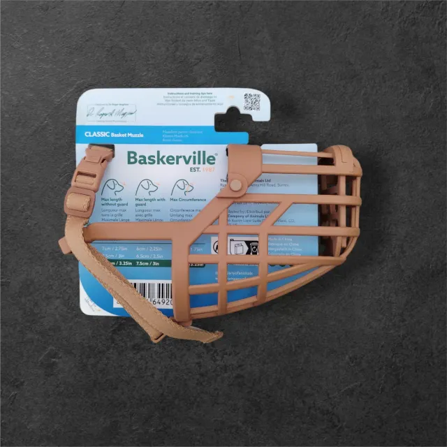 Bozal Baskerville Classic Beige Talla 3