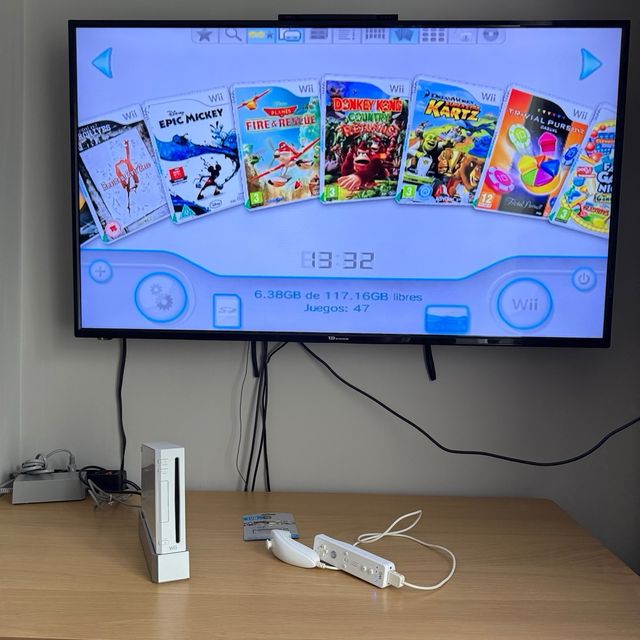 Consola Wii Blanca con Juegos