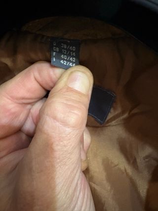 Giacca vera pelle scamosciata donna vintage