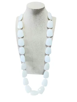 Collana Pietre Bianche Donna