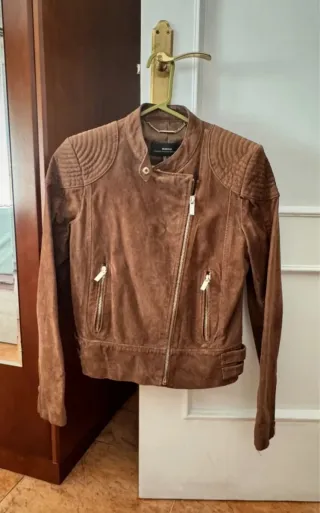 Cazadora Mango Marrón Talla S