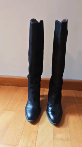 Botas altas Tommy Hilfiger ante y piel