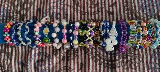 Pulseras artesanales hechas a mano