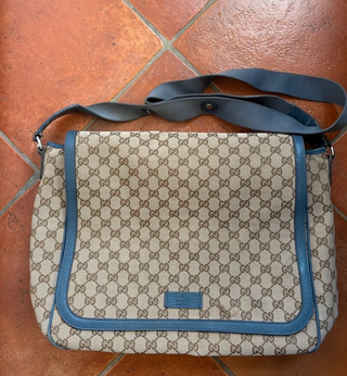 Borsa Gucci Monogram GG Azzurra