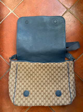 Borsa Gucci Monogram GG Azzurra