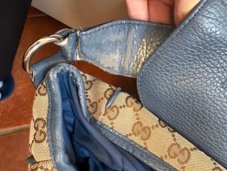 Borsa Gucci Monogram GG Azzurra