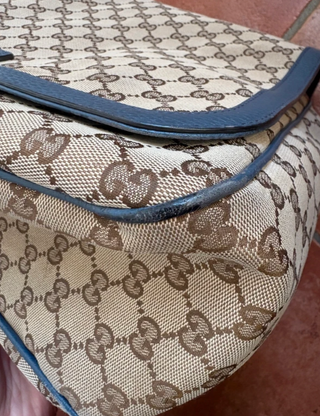 Borsa Gucci Monogram GG Azzurra