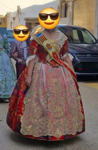 Traje Fallera S.XVIII Talla 36/38