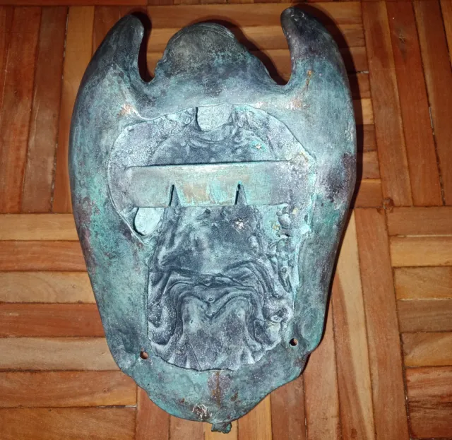 Escultura Ángel Bronce Pátina siglo XIX