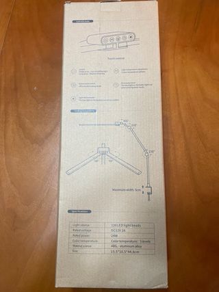 Lampada da scrivania LED touch control , 5 color