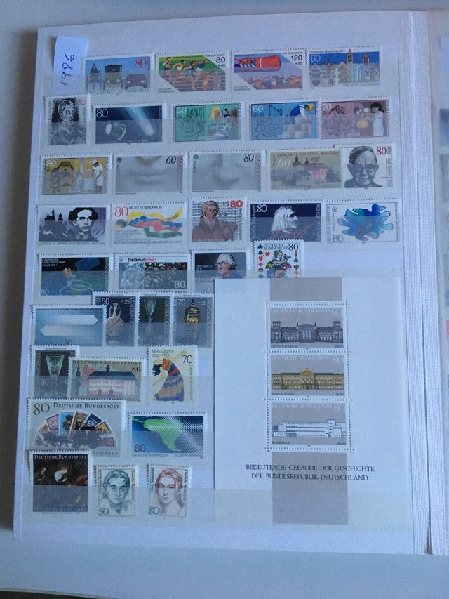 Francobolli nuovi dalla Germania: dal 1985 al 1994