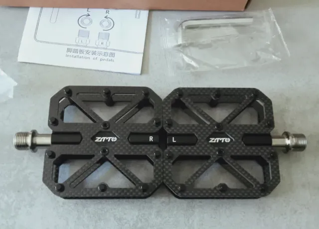 Pedali per Bicicletta in Fibra di Carbonio ZTTO